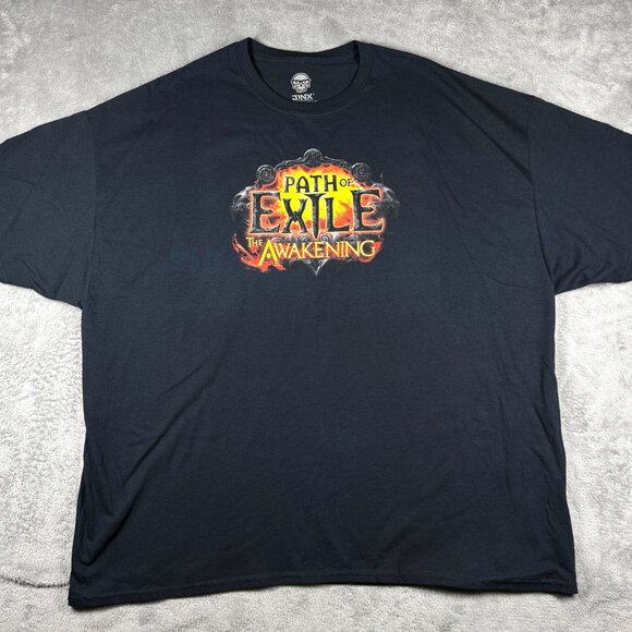 Path of Exile The Awakening JINX Men’s 4X Black Graphic Gamer T-Shirt NWOT - Picture 2 of 7